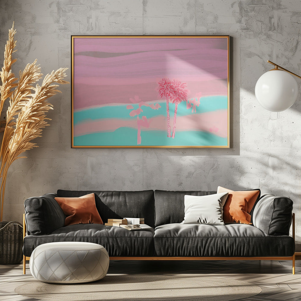 Beach Sundown In Sicily | Poster