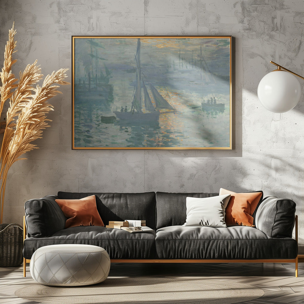 Sunrise (1873) By Claude Monet | Canvas