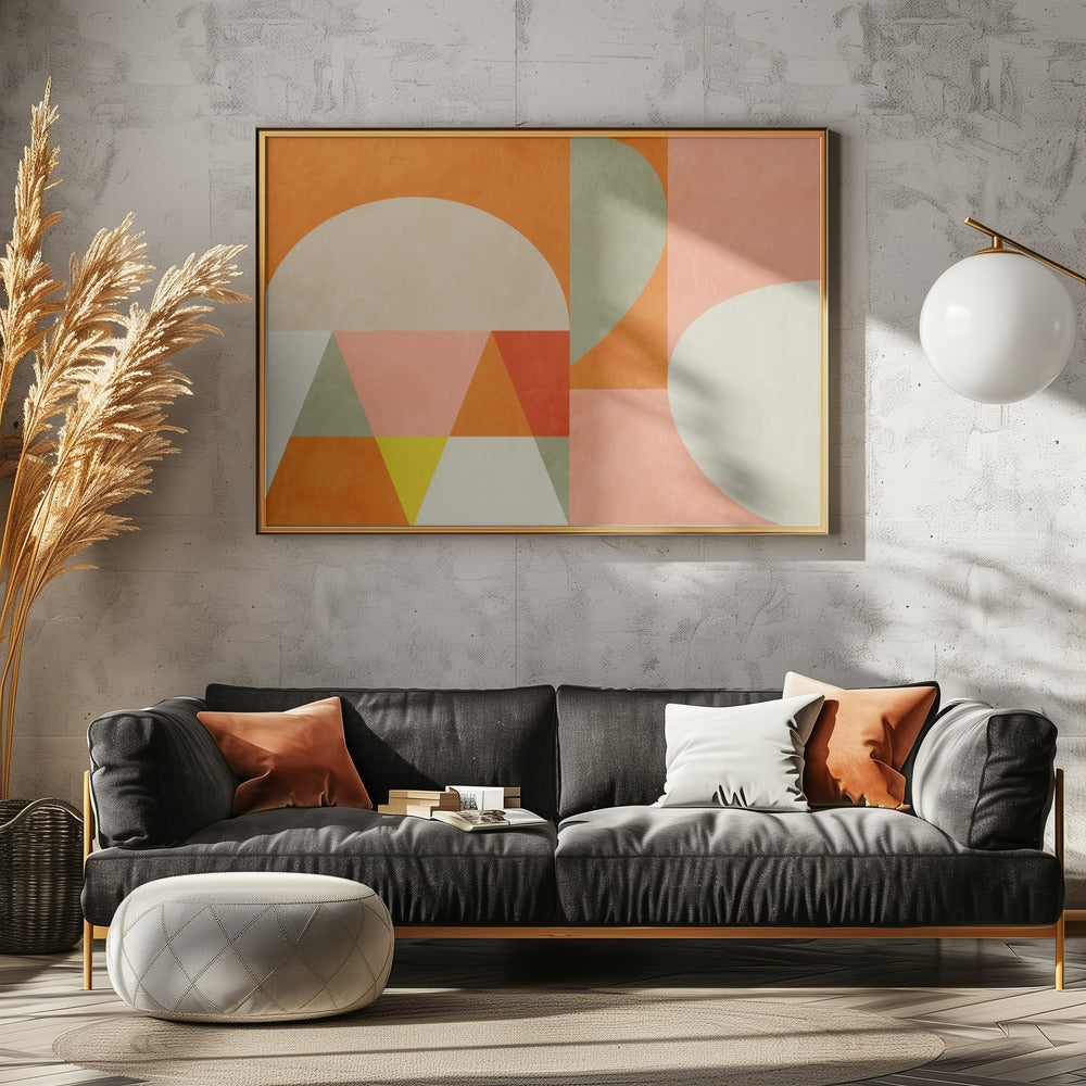 Summer Circles22 4 V | Canvas
