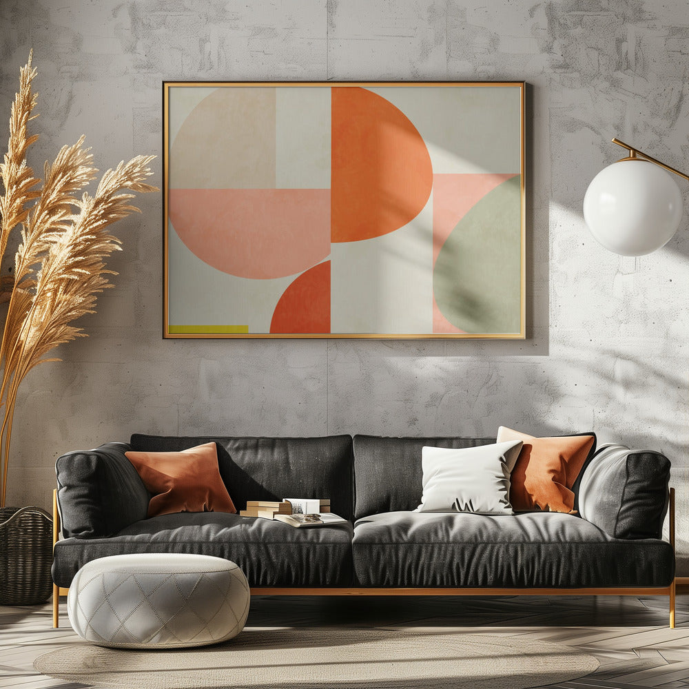 Summer Circles22 2 V | Canvas