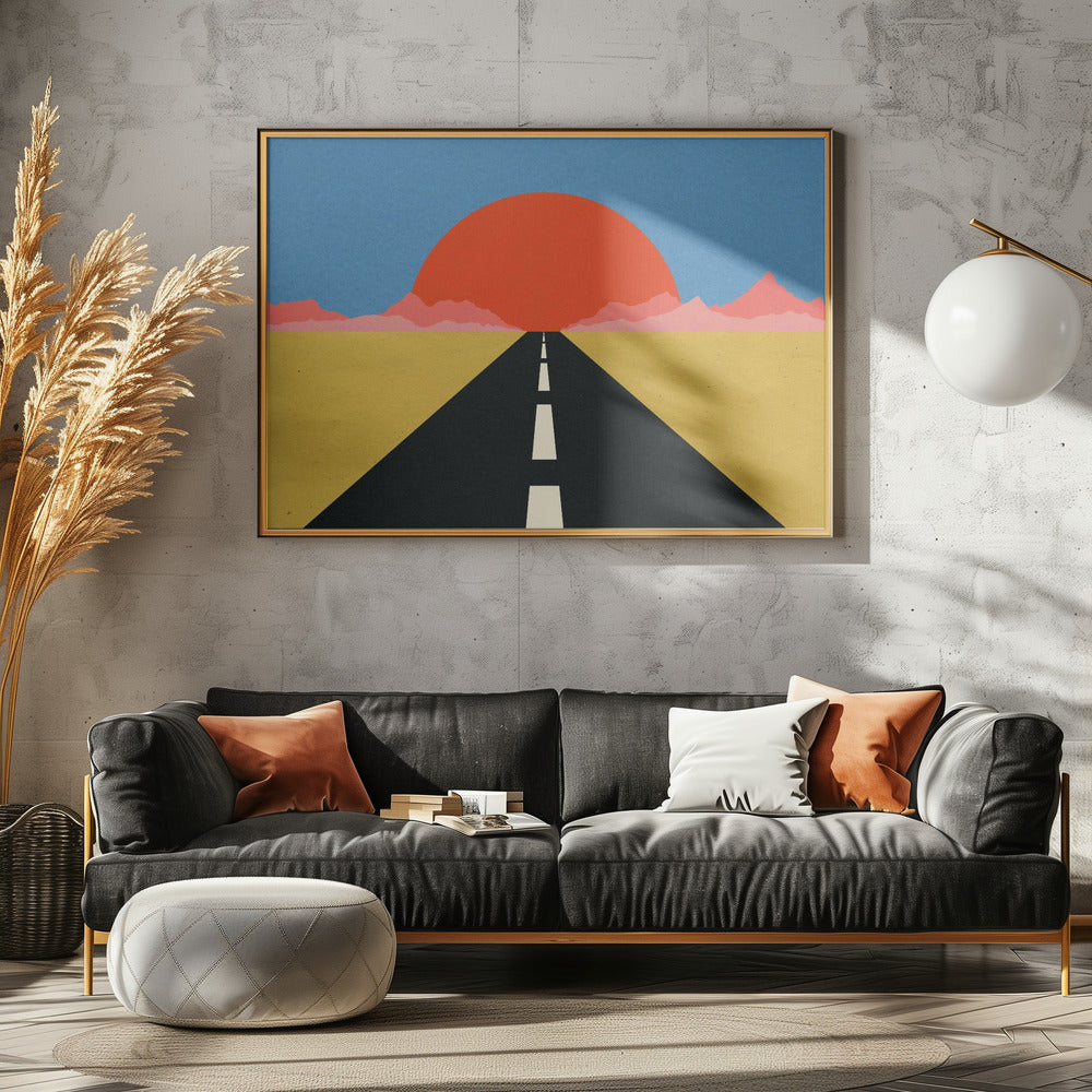 Road To Sun | Canvas