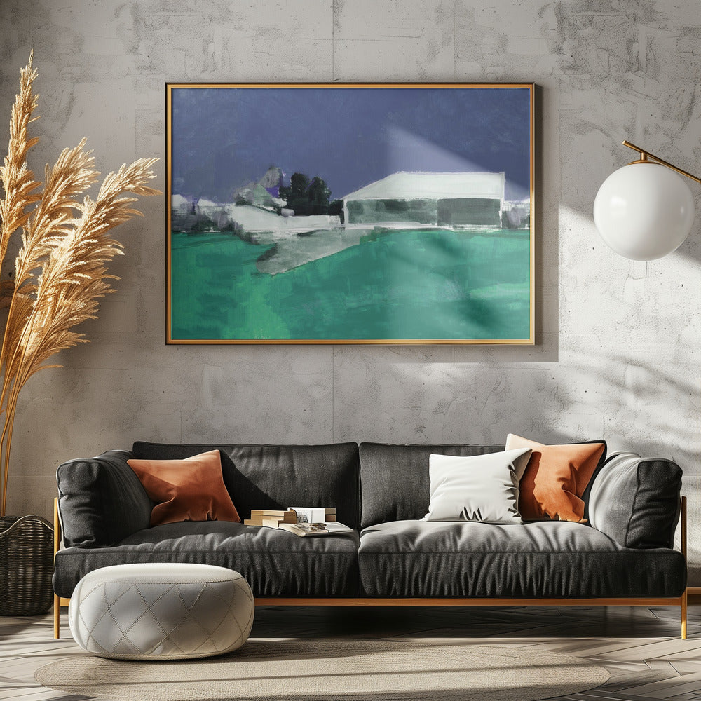 Modern Farm House No 1 | Poster