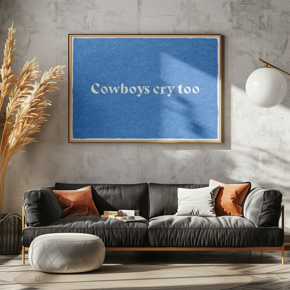 Cowboys Cry Too 2 | Canvas