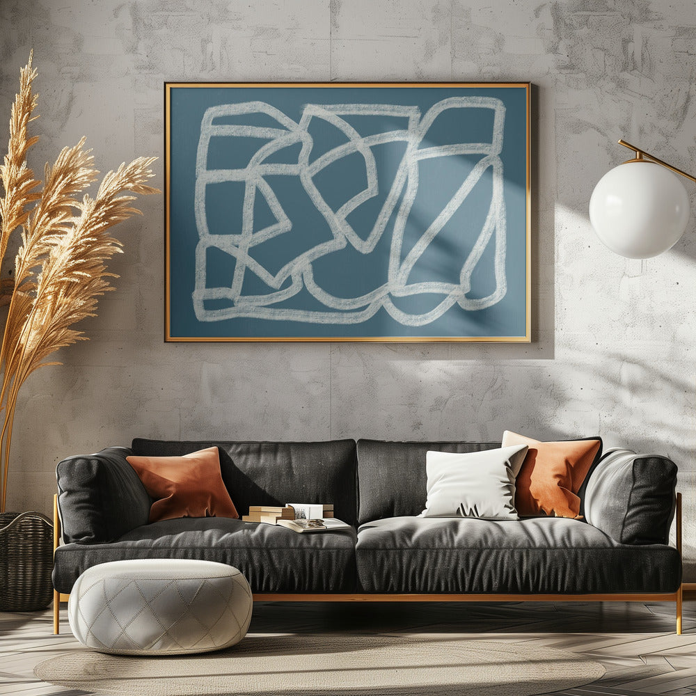 Blue abstract | Poster