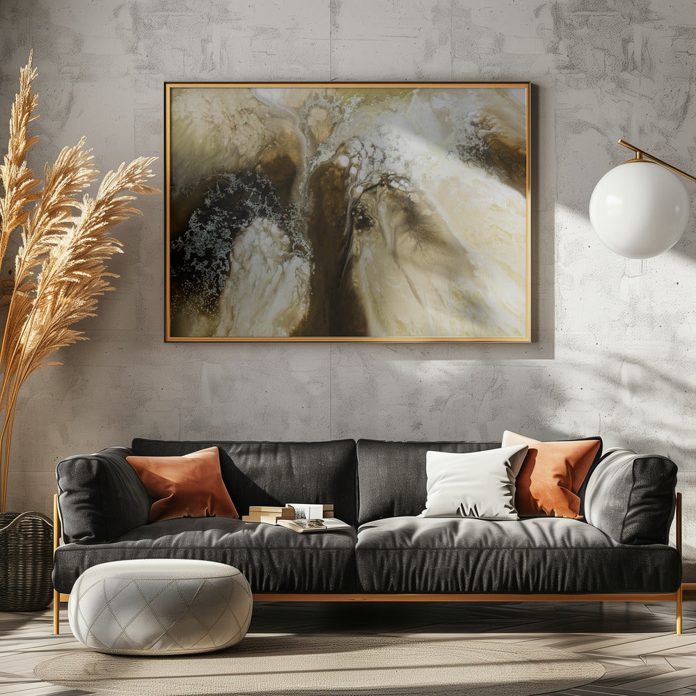 Rustic Abstract - Terra's Tapestry | Poster