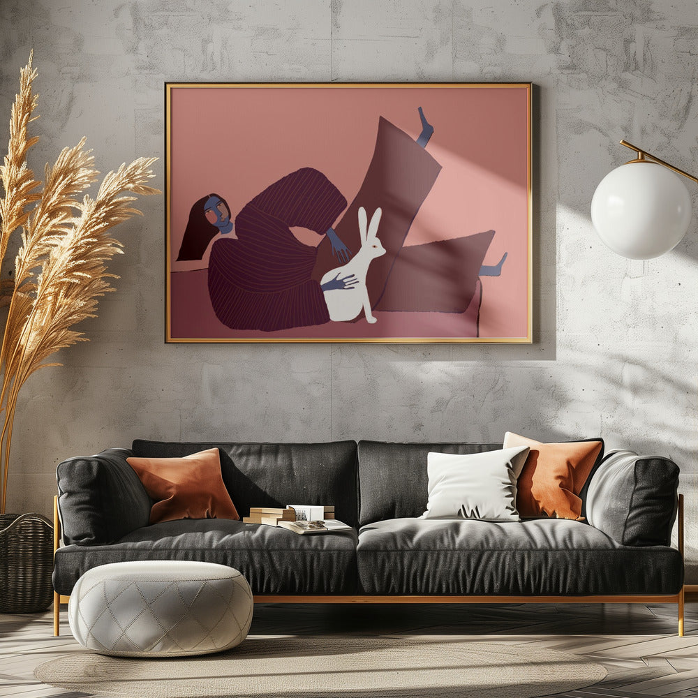 Rabbit lover | Canvas