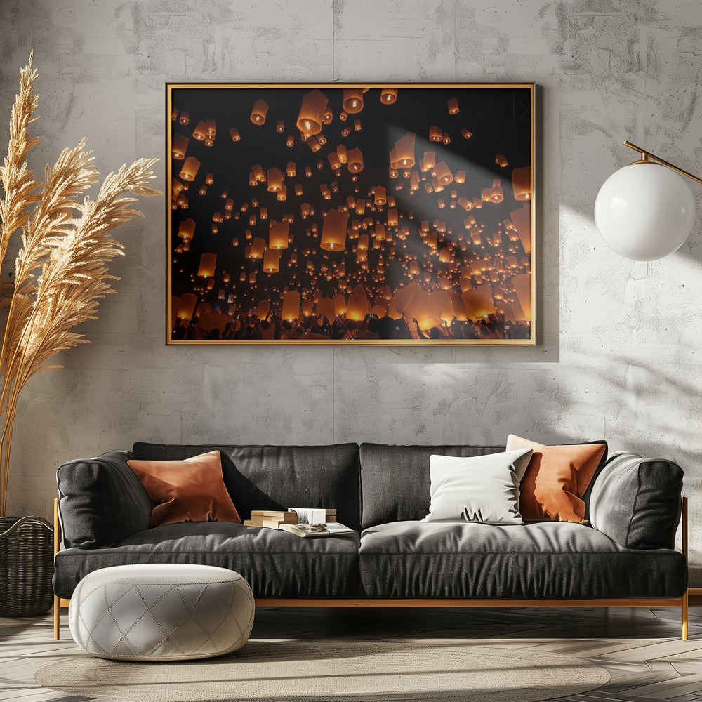Floating Lanterns | Canvas