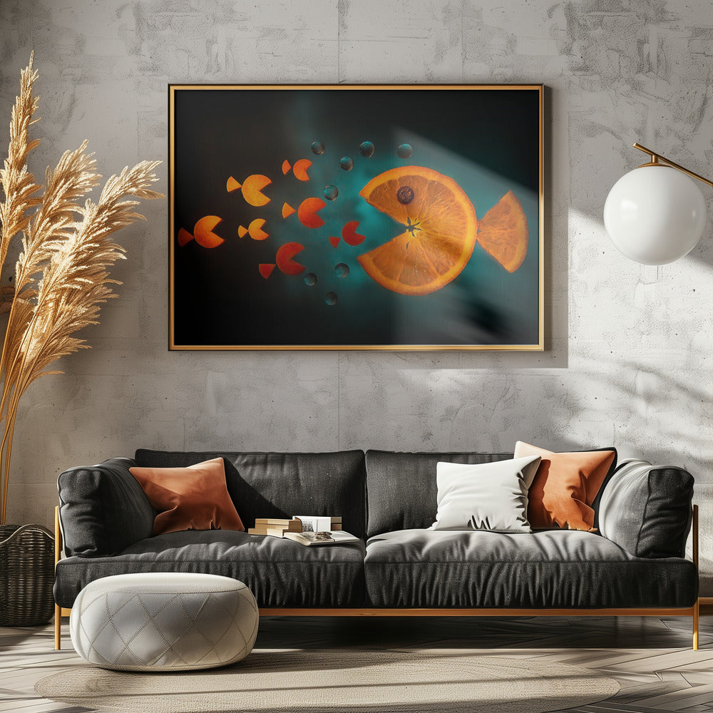 Orange fish | Canvas