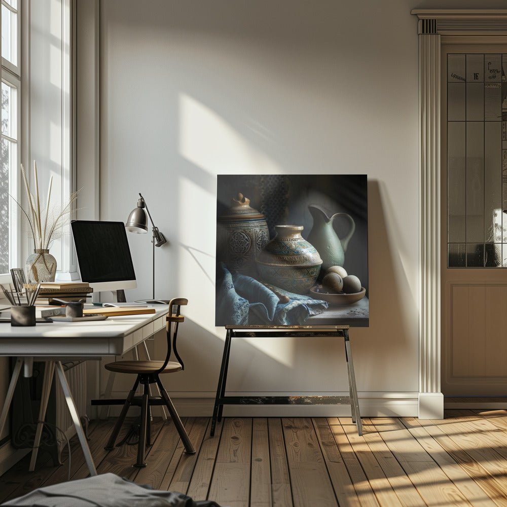 Timeless Pottery Still | Canvas