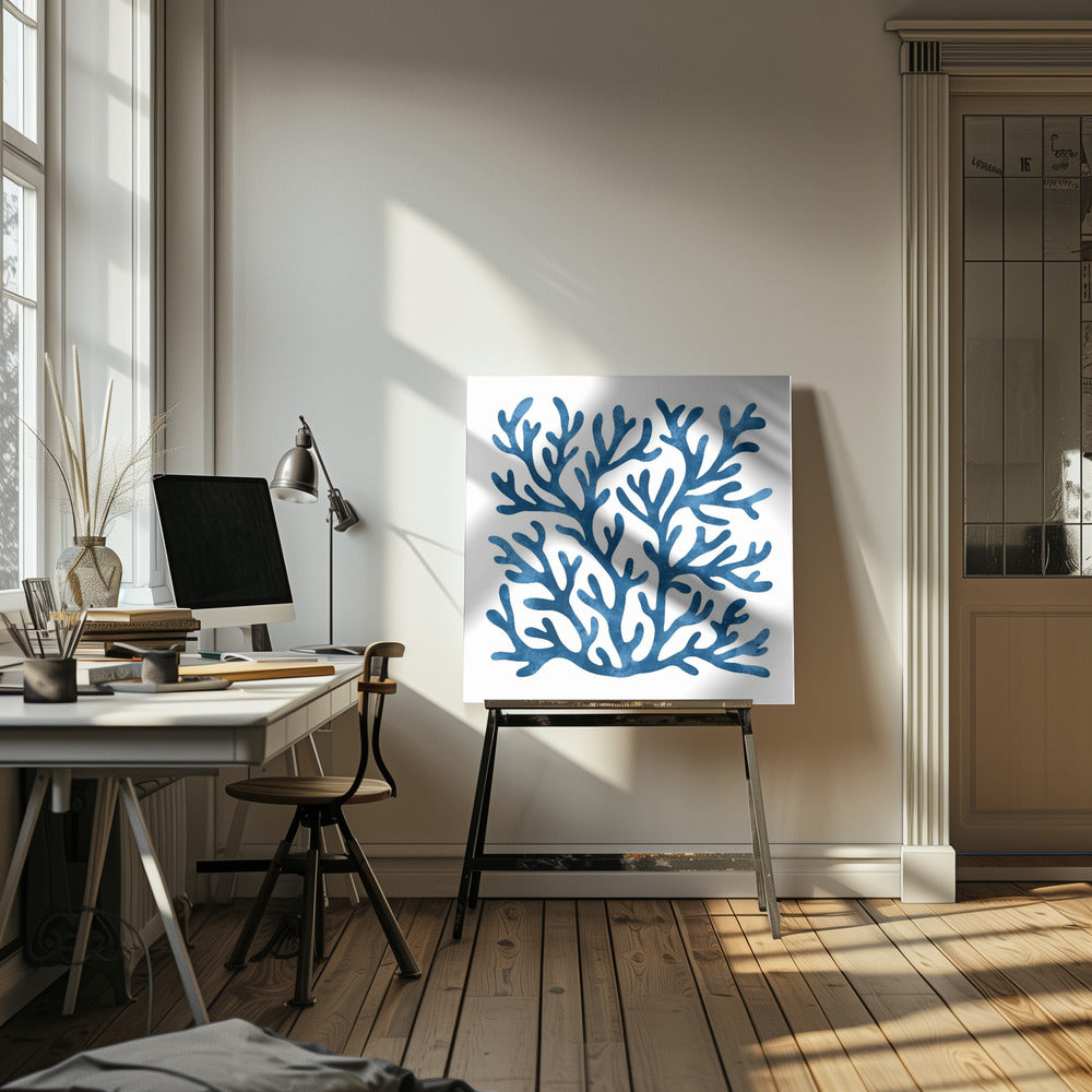 Coral Square II | Canvas