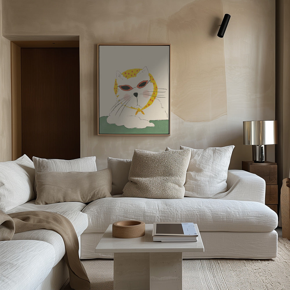 Chic Feline Pose | Poster