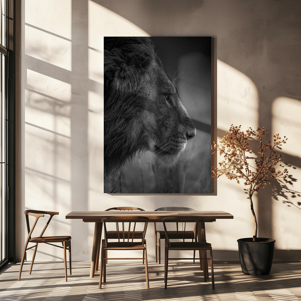 Thinking Under The Rain | Canvas