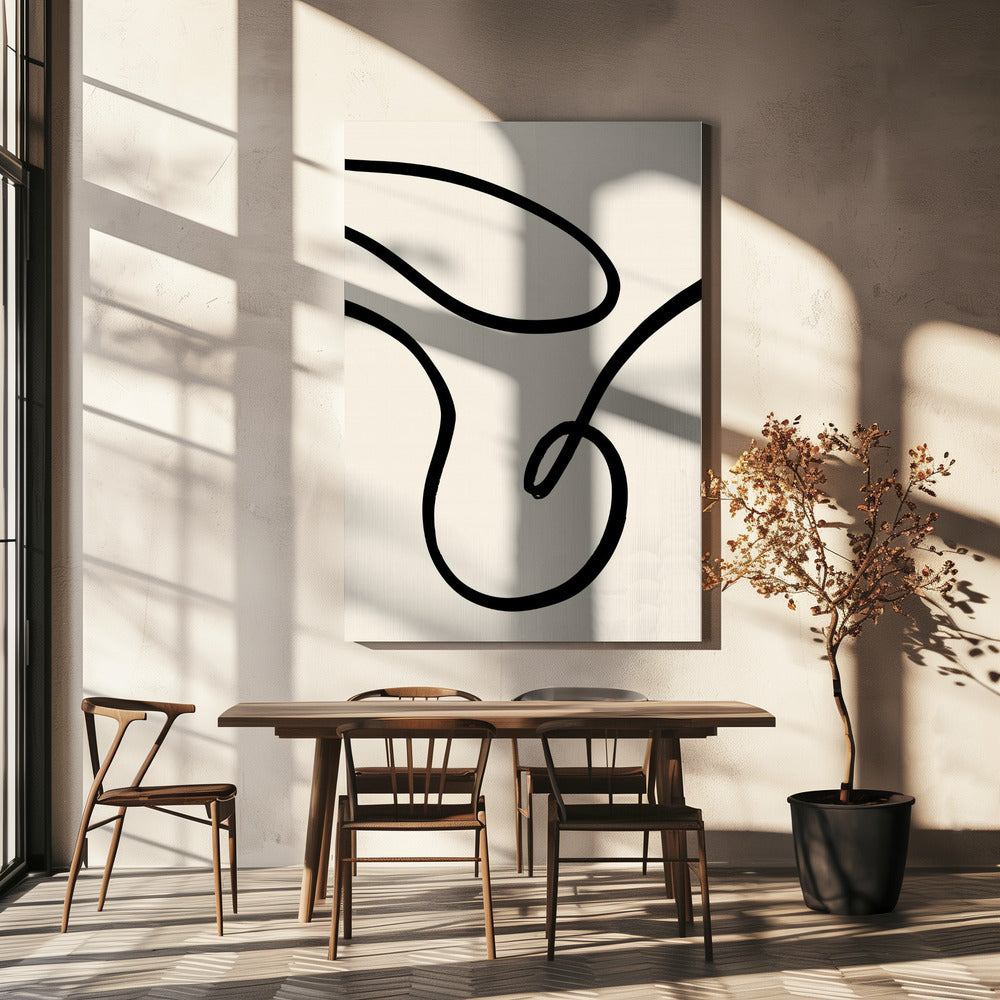 Black Lines 02 | Canvas