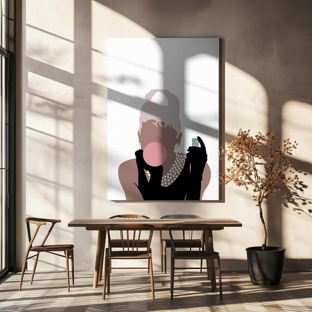Bubblegum Girl | Canvas