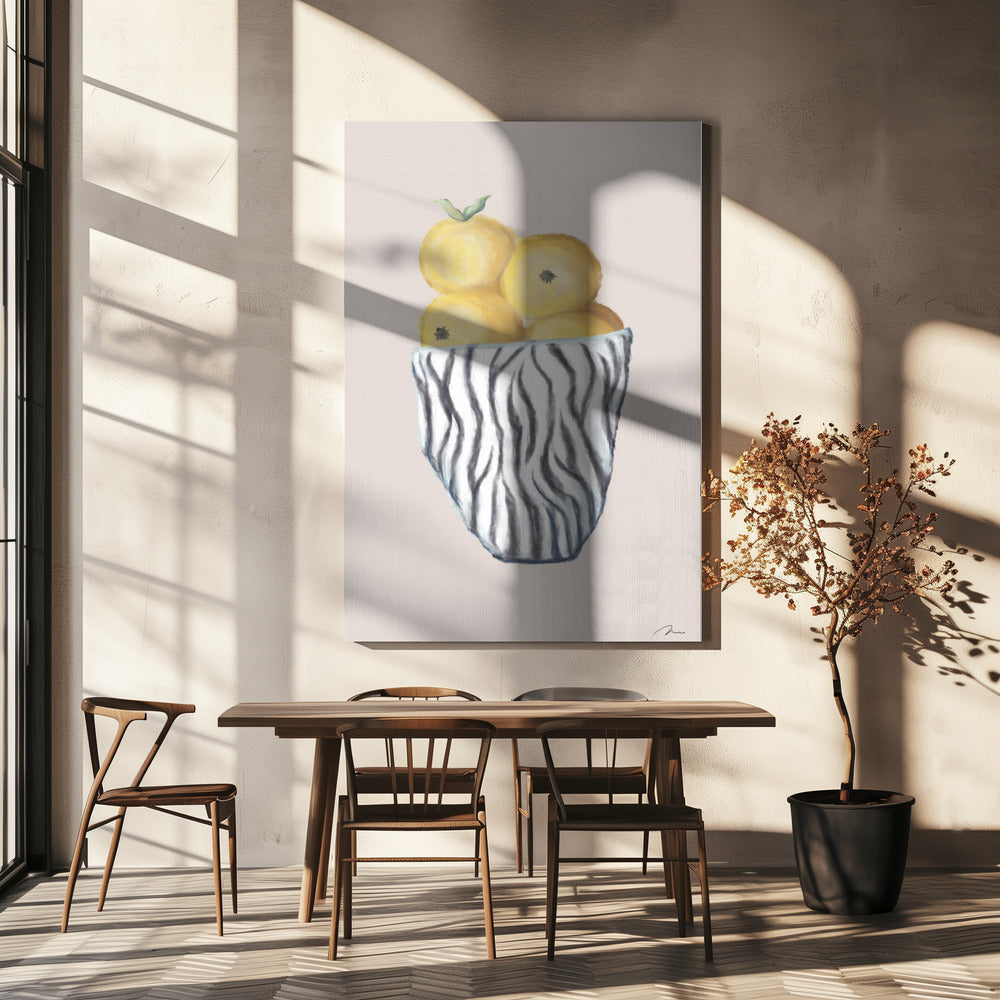 Zebra Bowl | Canvas