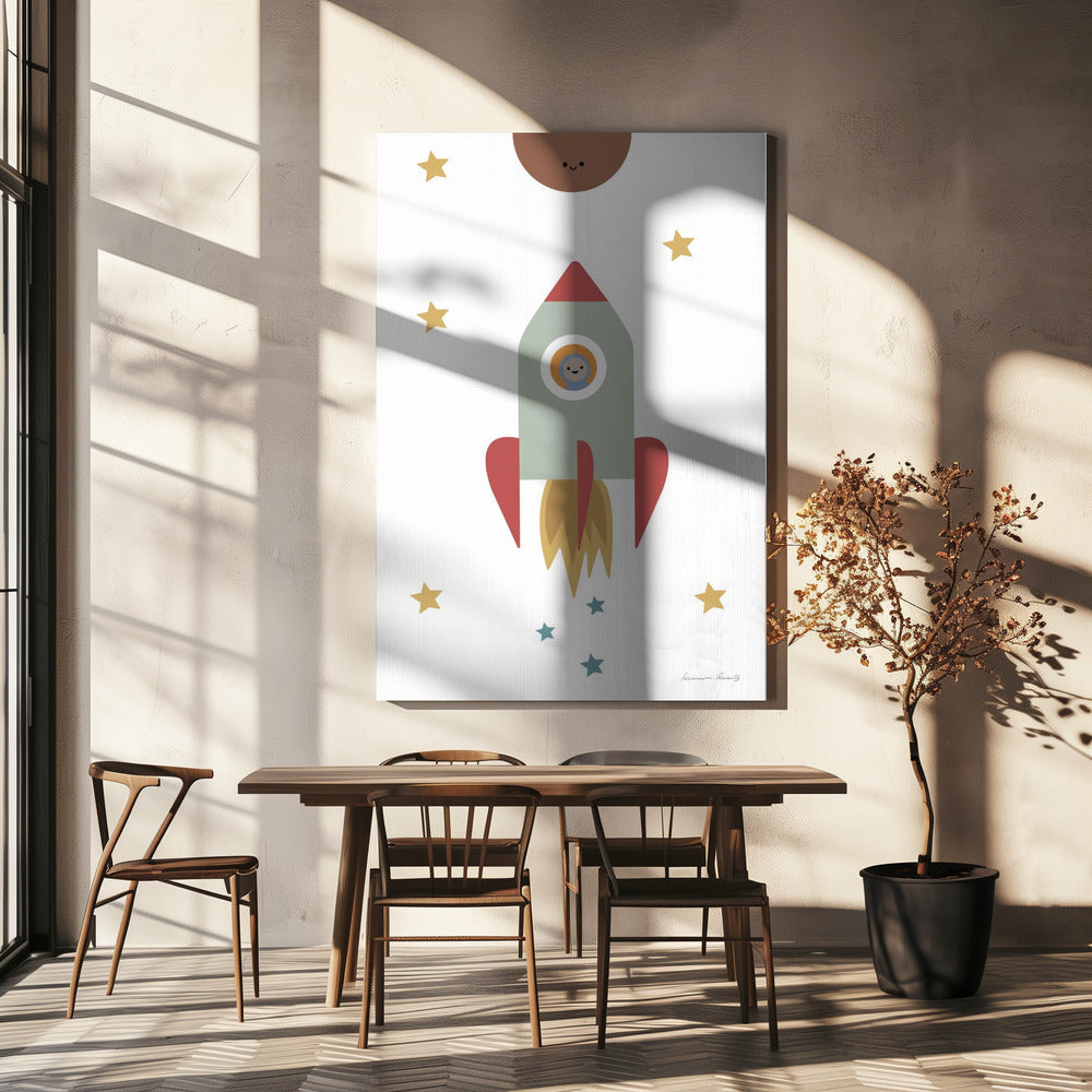 Solar Rocket | Canvas