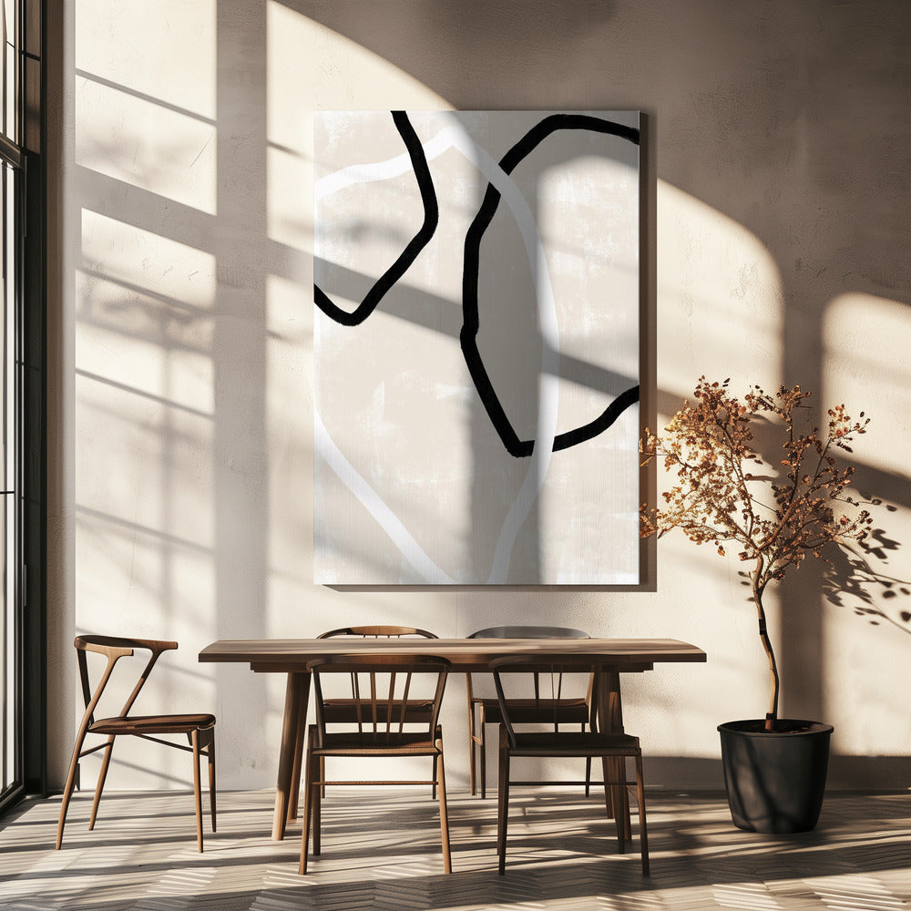 Curved Lines Dance | Canvas