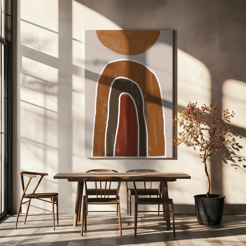 Earthy Arches | Canvas