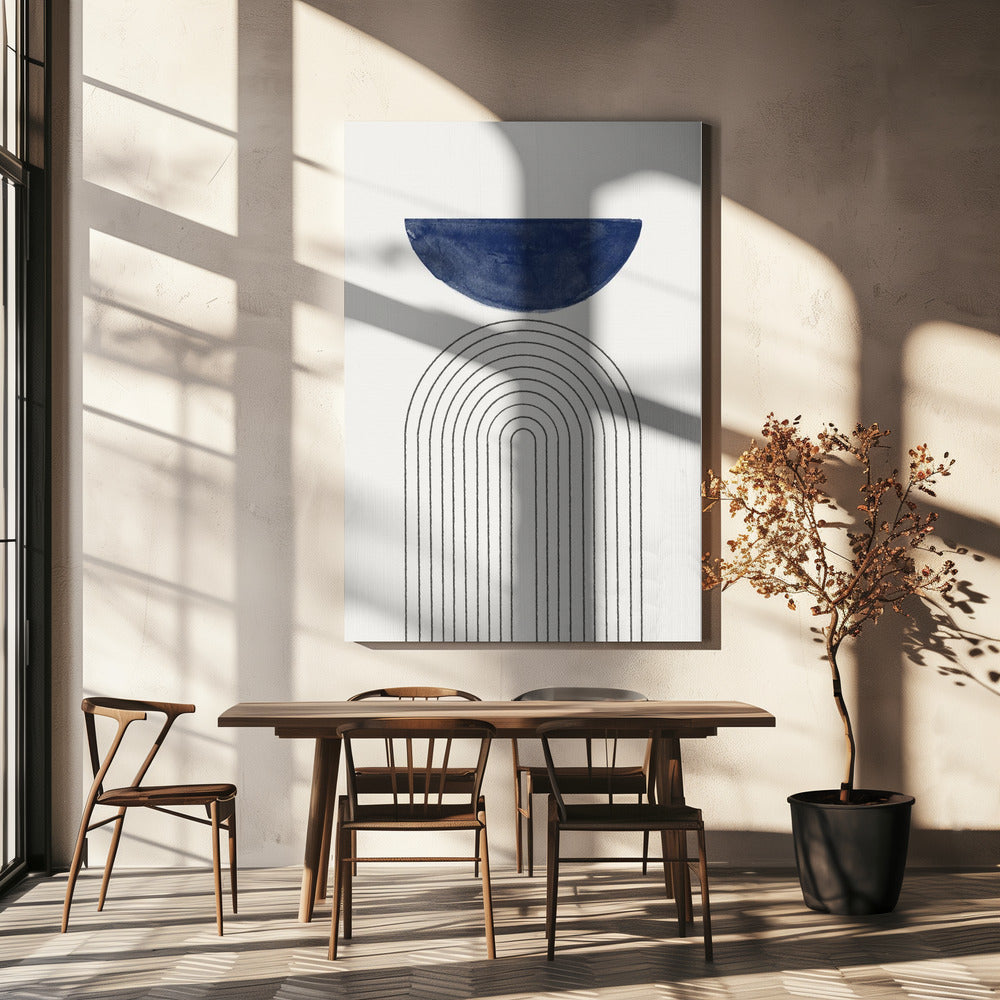 Curved Serenity | Canvas