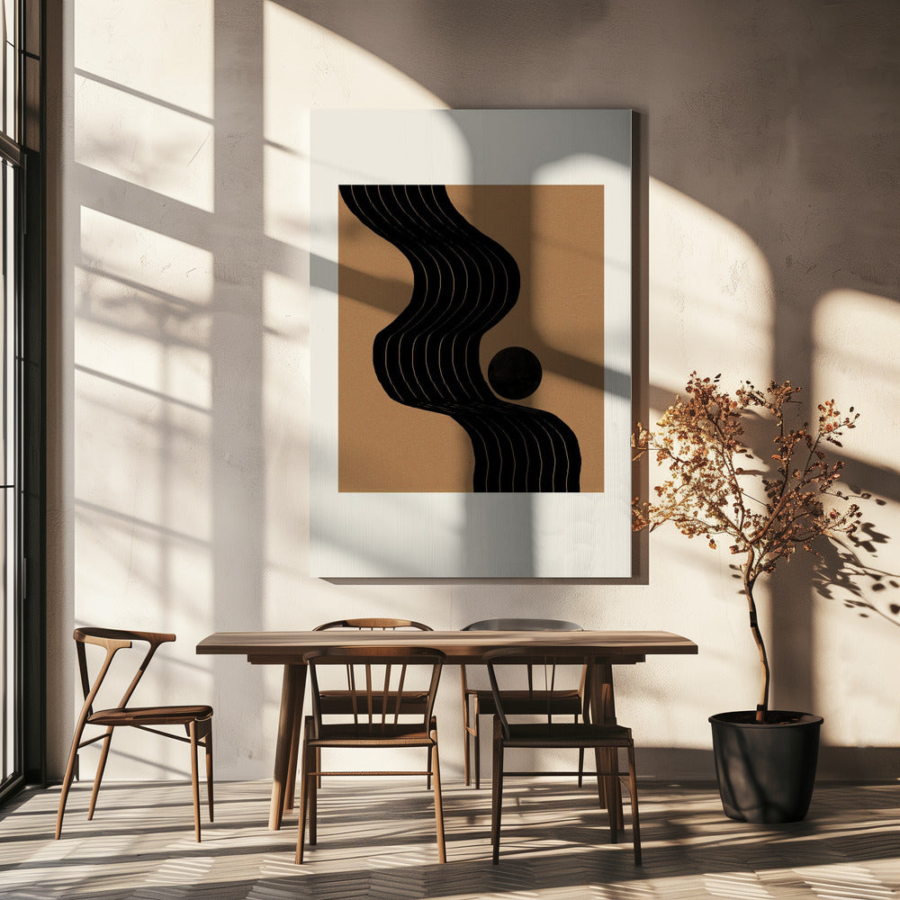Curved Path Harmony | Canvas