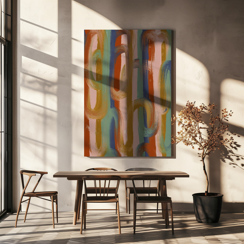 Flowing Hues Harmony | Canvas
