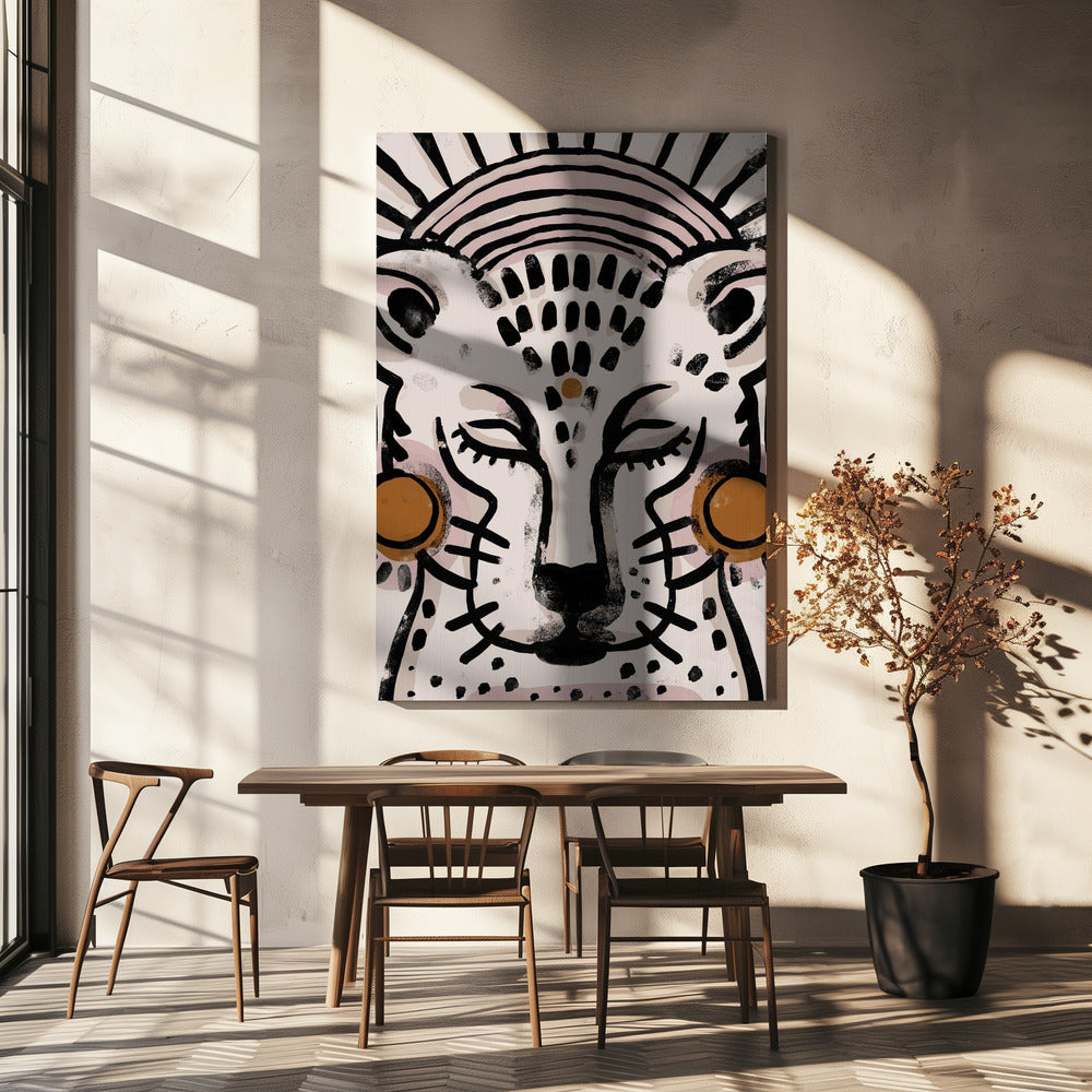 Leopard's Tranquility | Canvas