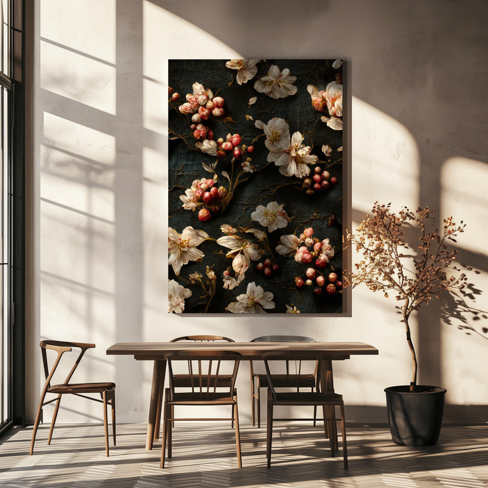 Petals and Berries | Canvas