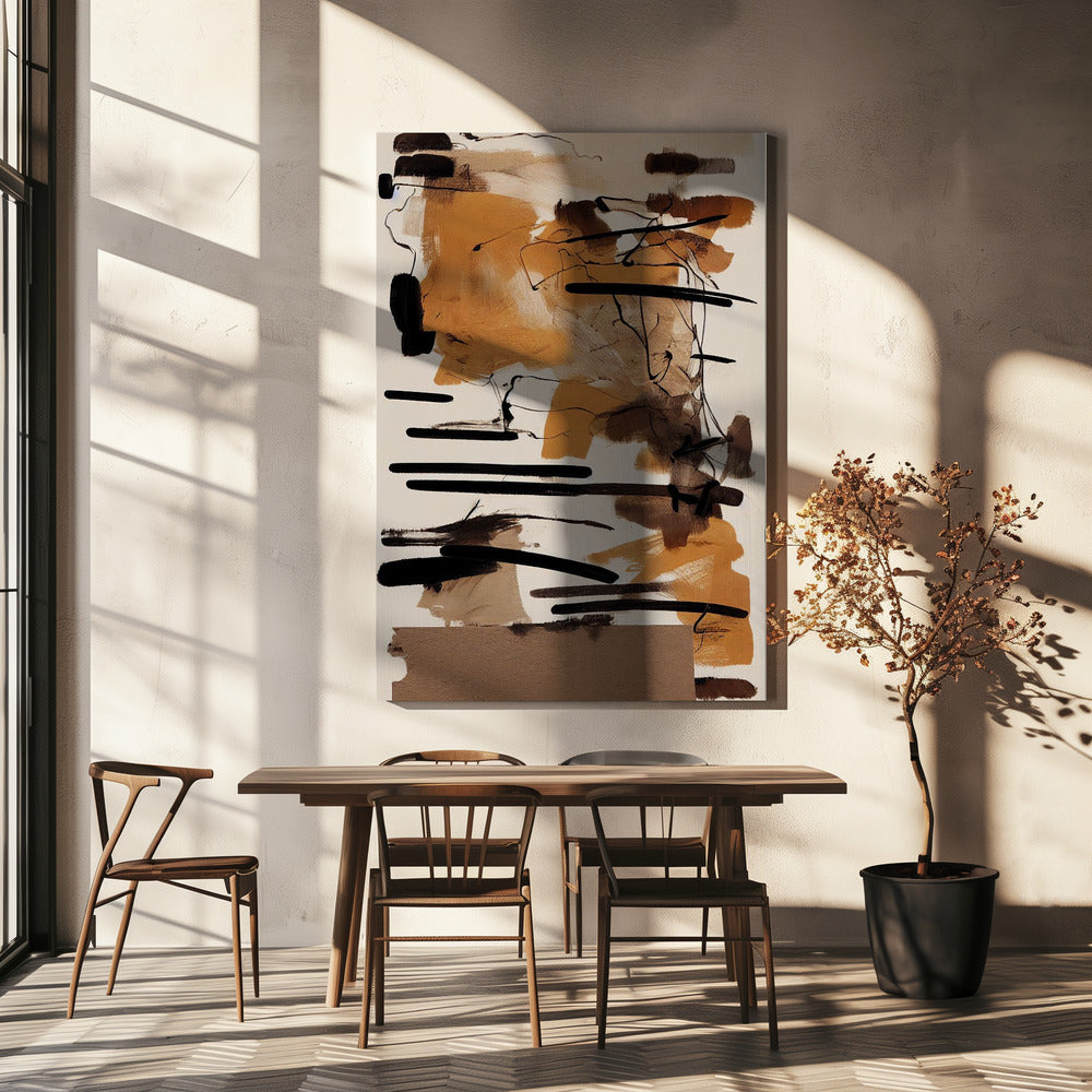 Earthy Strokes | Canvas