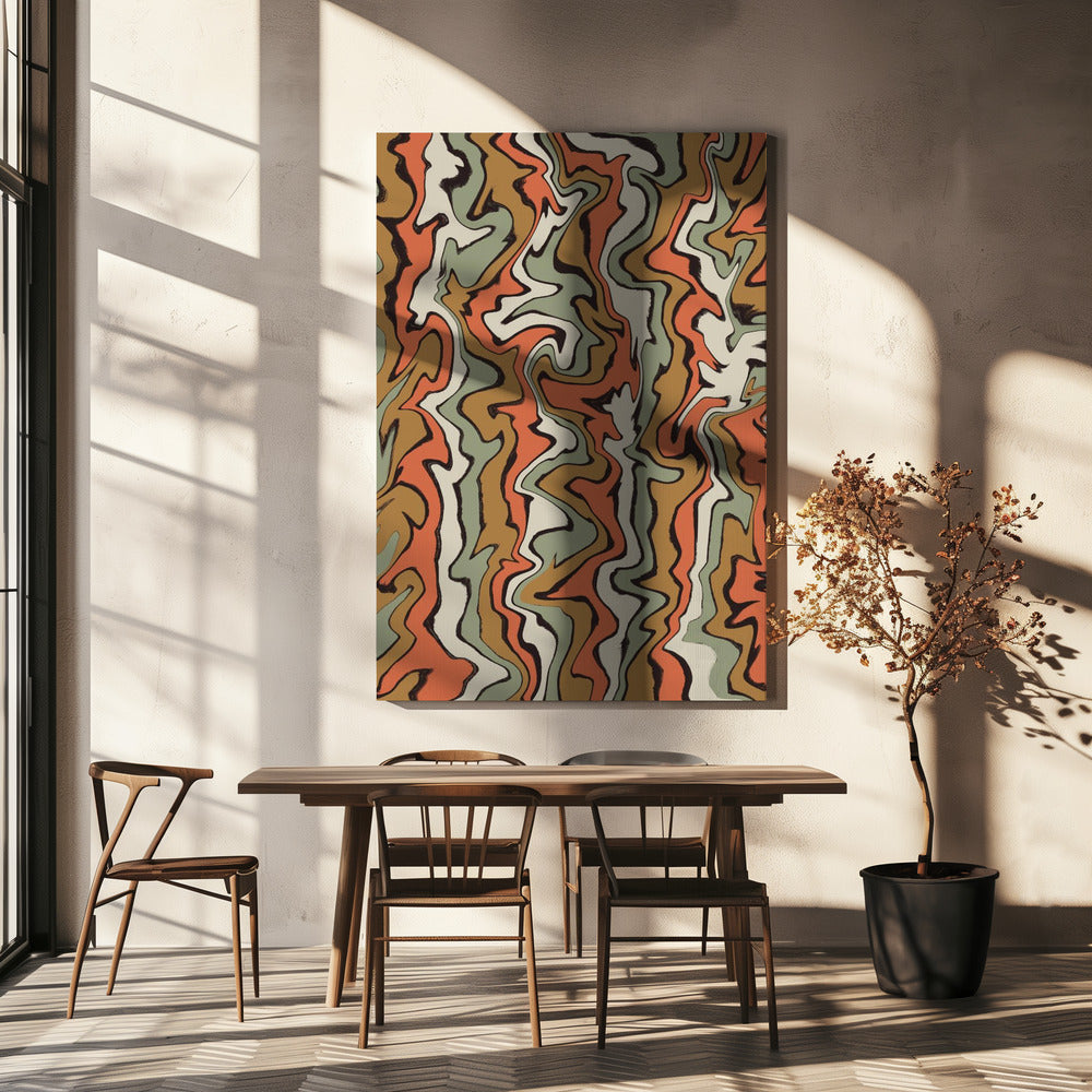 Flowing Earth Tones | Canvas