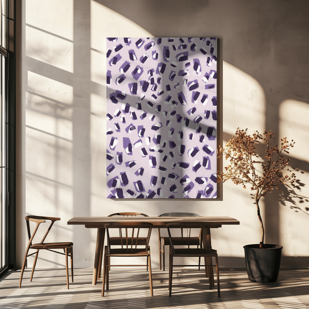 Violet Confetti | Canvas