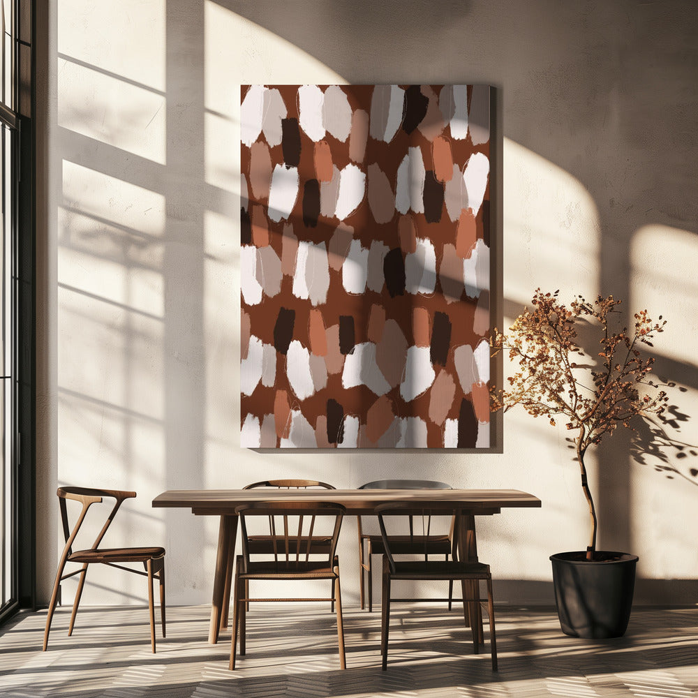 Earthy Brushstrokes | Canvas