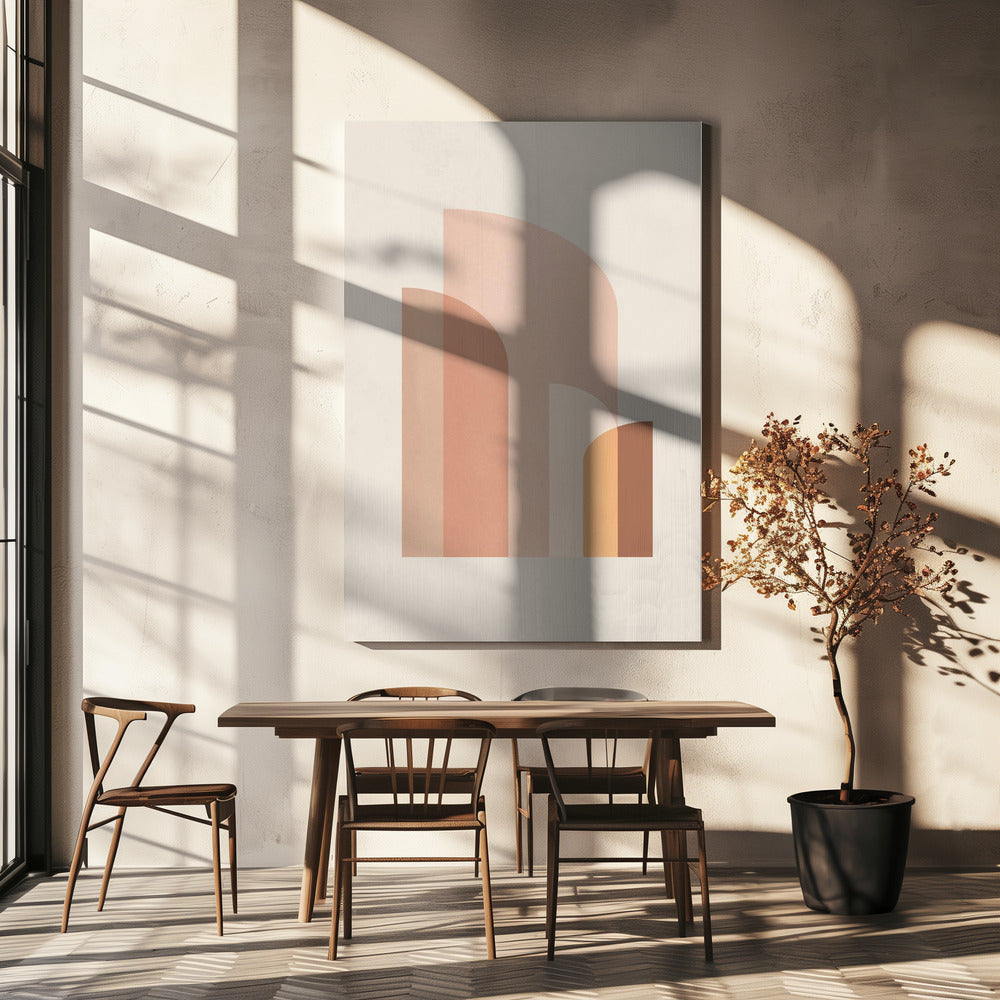 Retro Geometric IV | Canvas