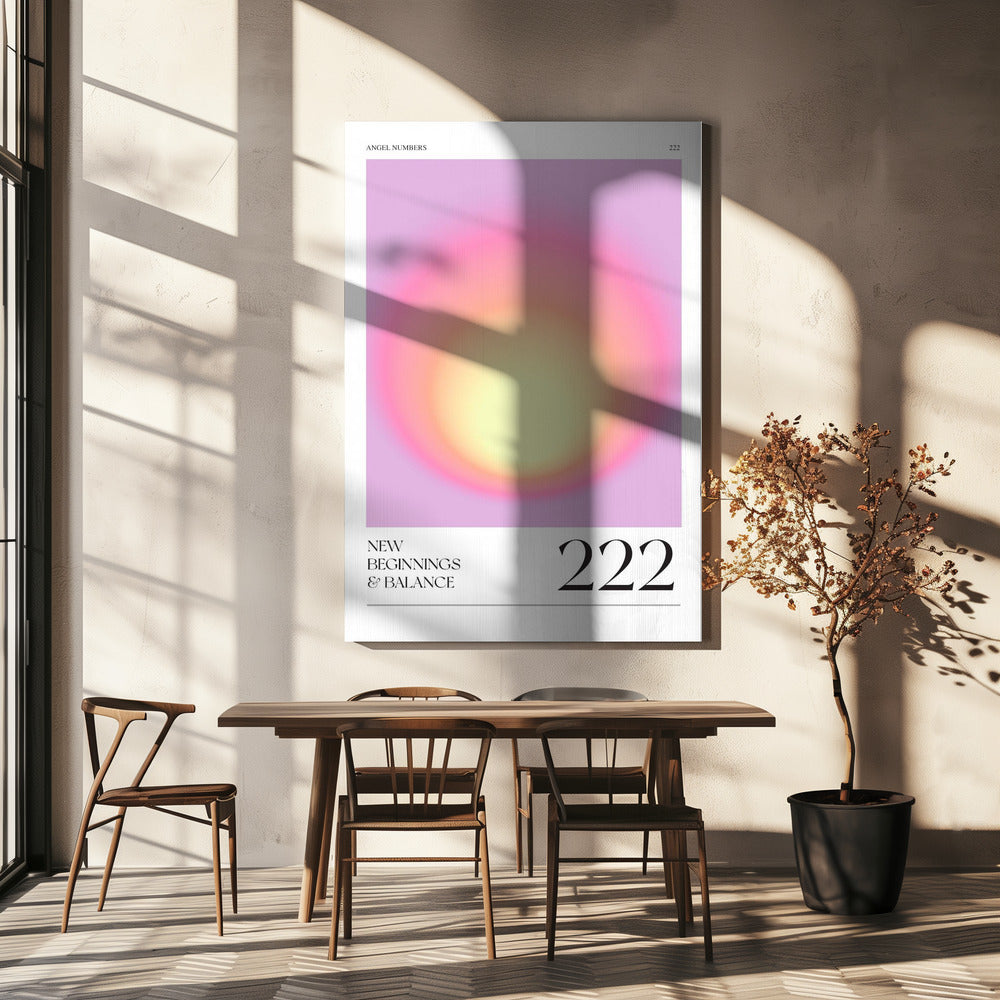 Gradient with Soft Pink and Yellow Hues | Canvas