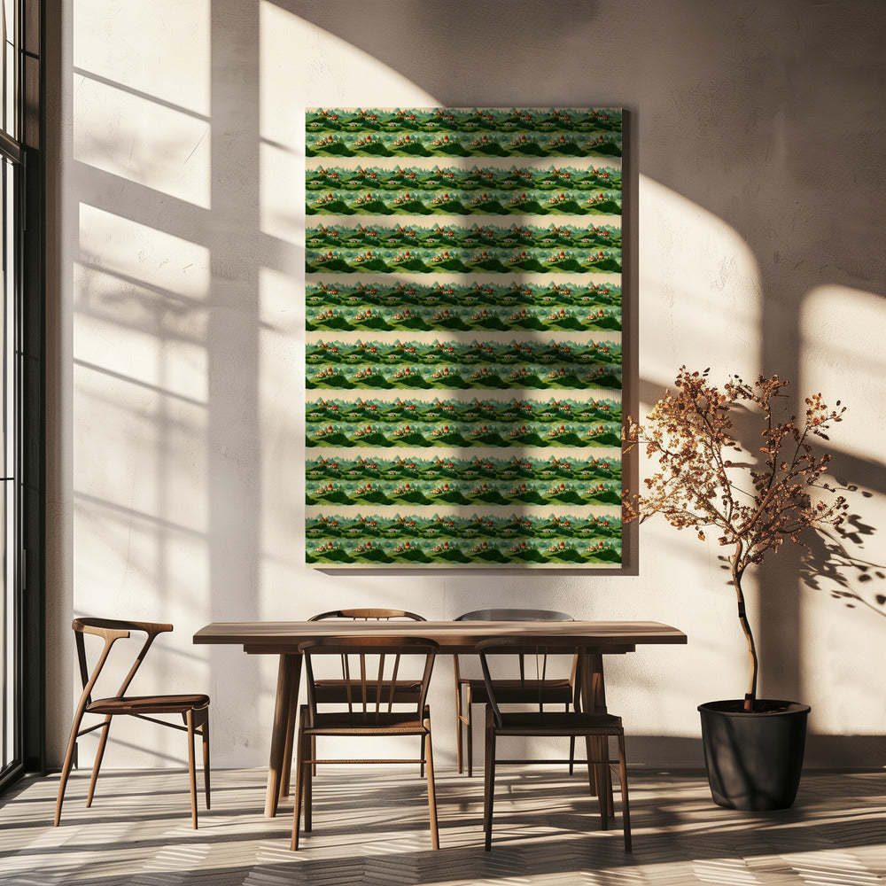 Endless Green Hills | Canvas