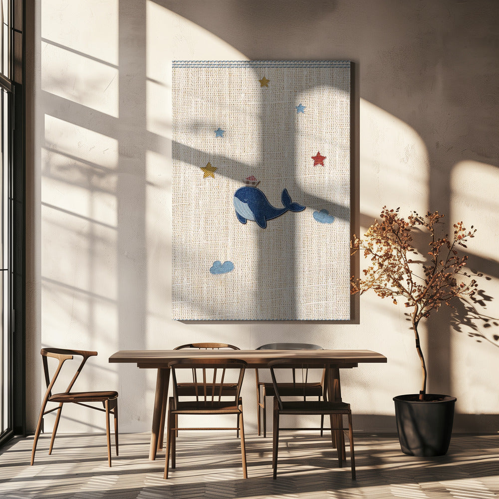 Cute Whale | Canvas
