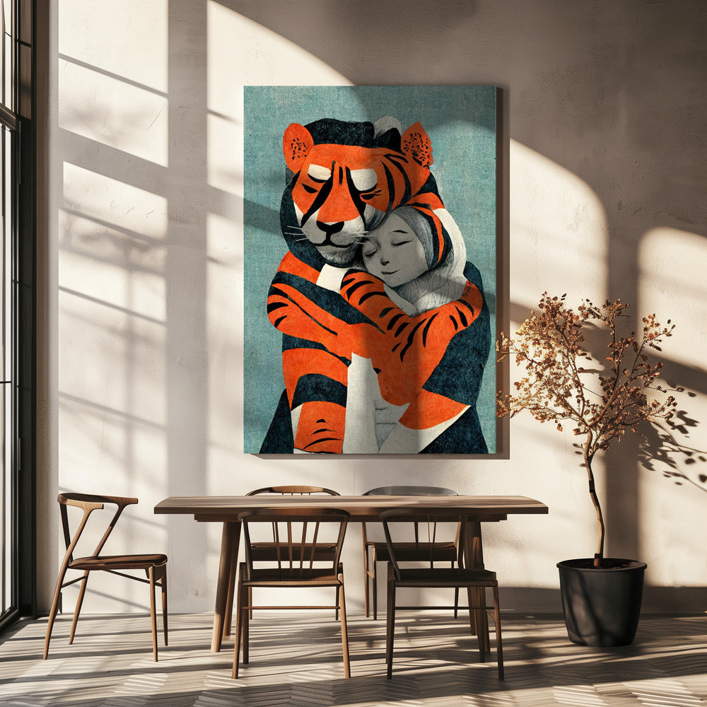Tiger's Embrace | Canvas