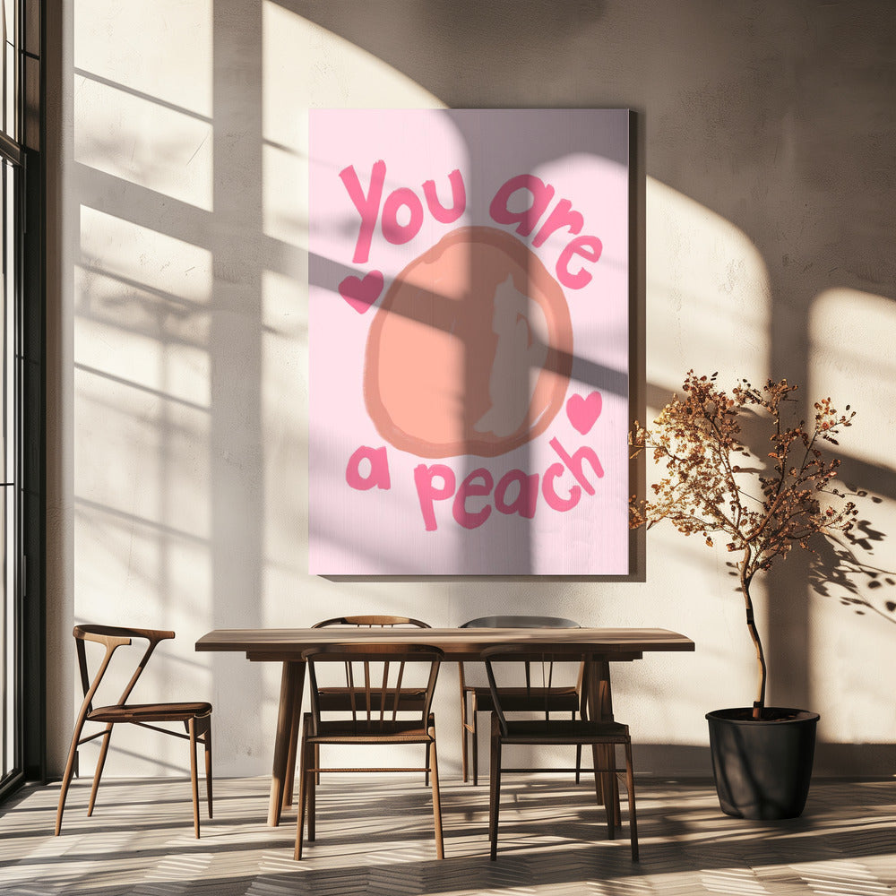 Sweet Peach Tribute | Canvas