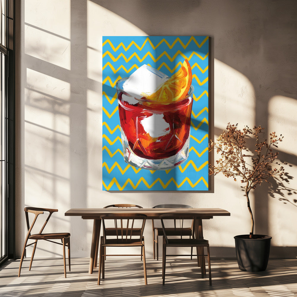Negroni Blue | Canvas