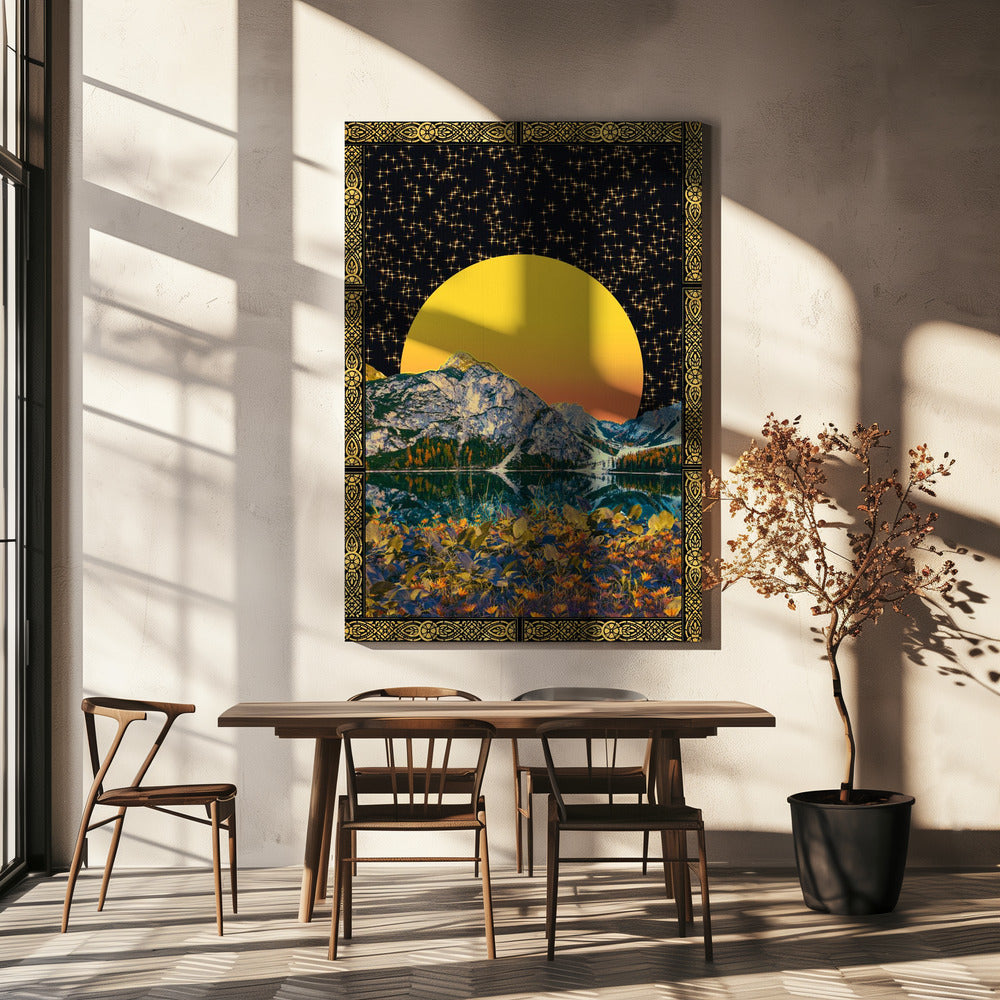 Moon & Stars | Canvas