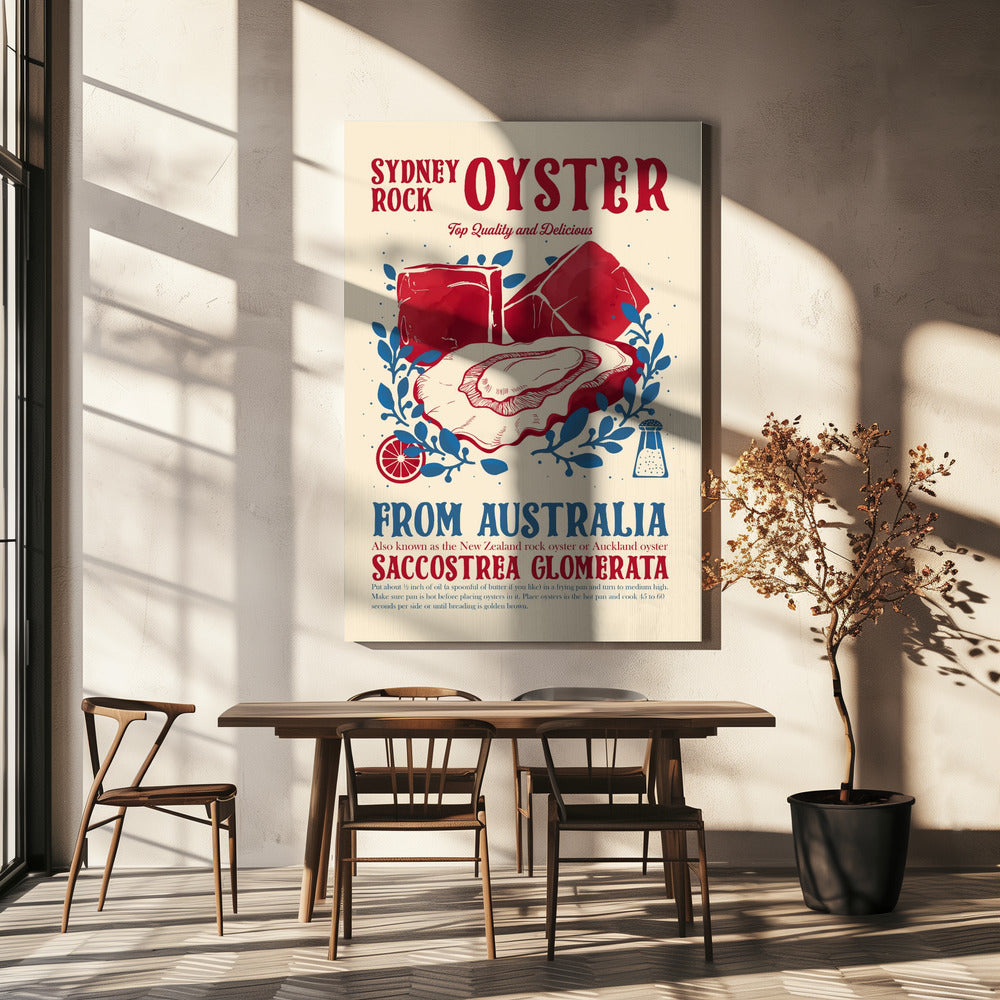 Oyster kitchen decor | Canvas