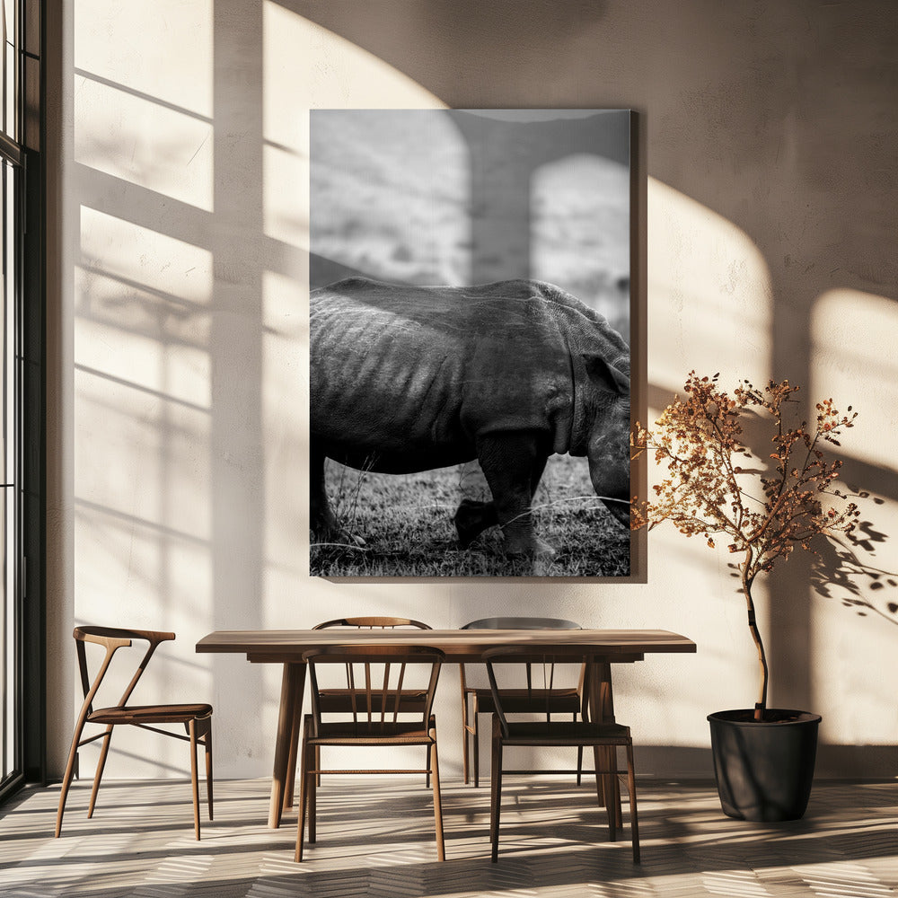 Gentle Giant Stroll | Canvas