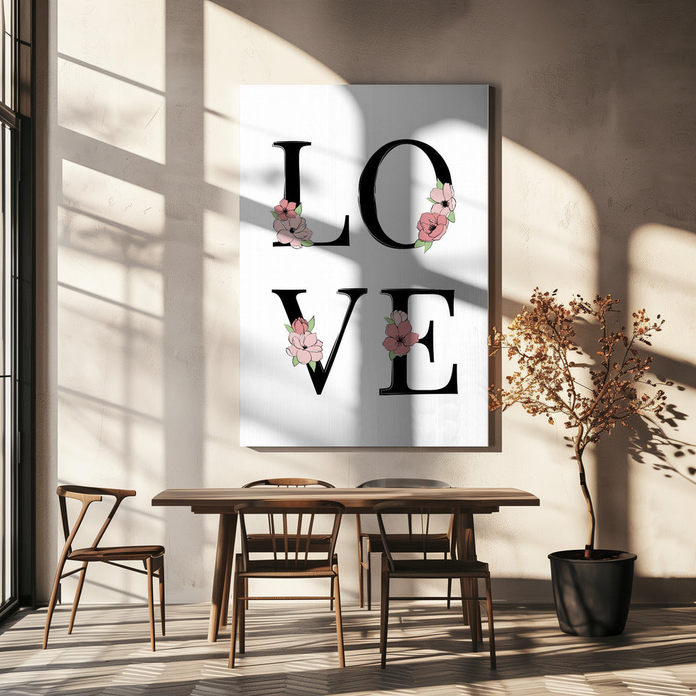 Floral Love Bloom | Canvas