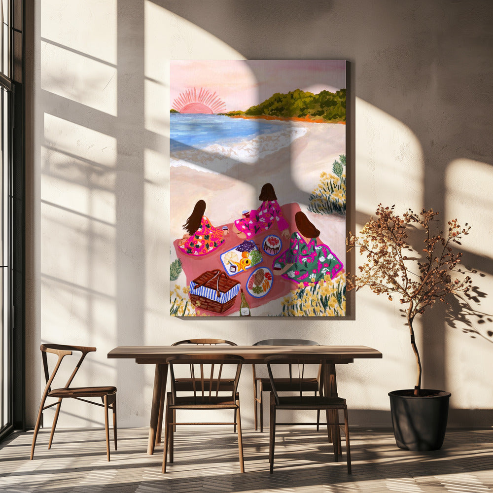 Beach Picnic | Canvas