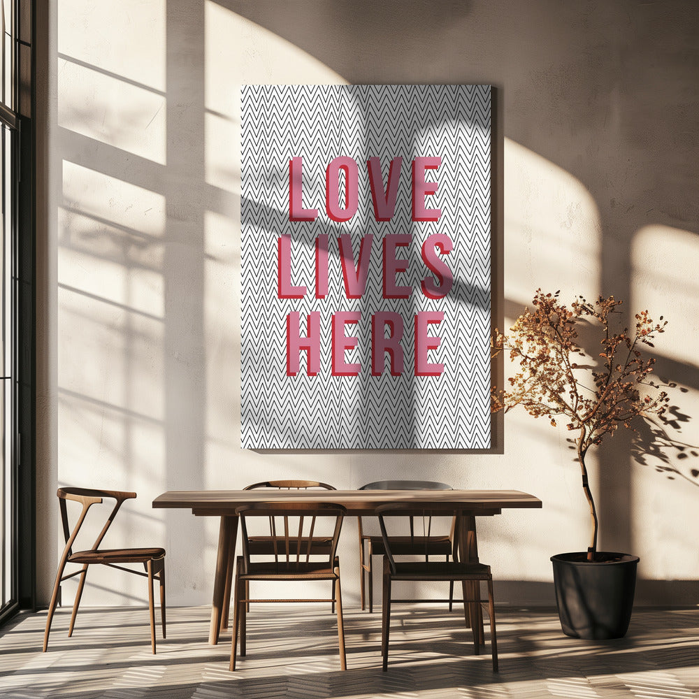 Love Lives Here | Canvas