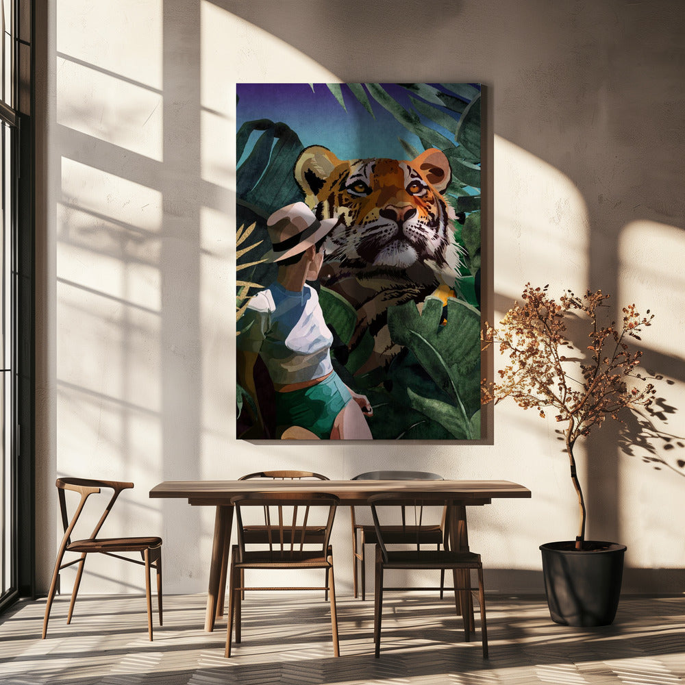 Jungle Encounter | Canvas