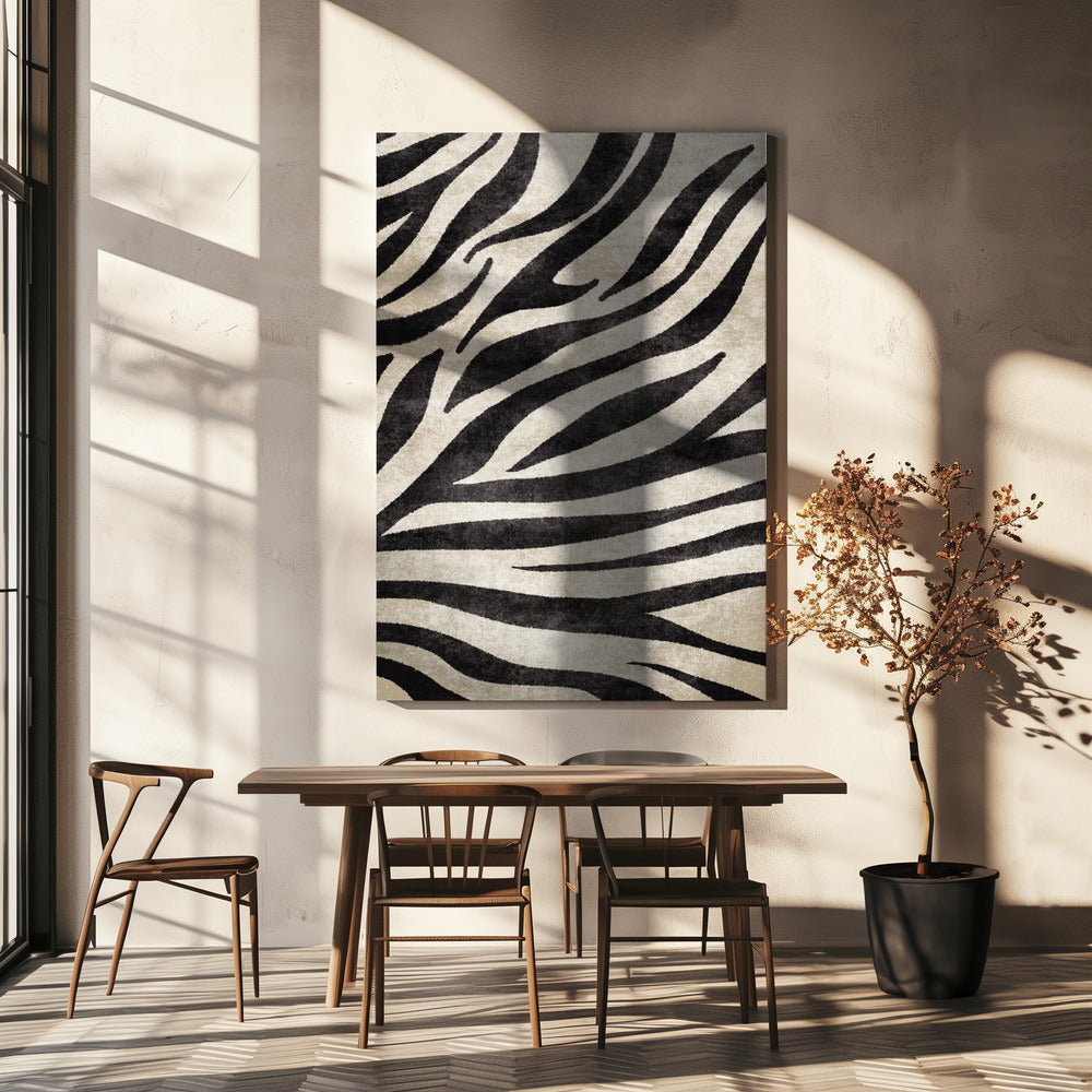 Zebra Stripes Dance | Canvas