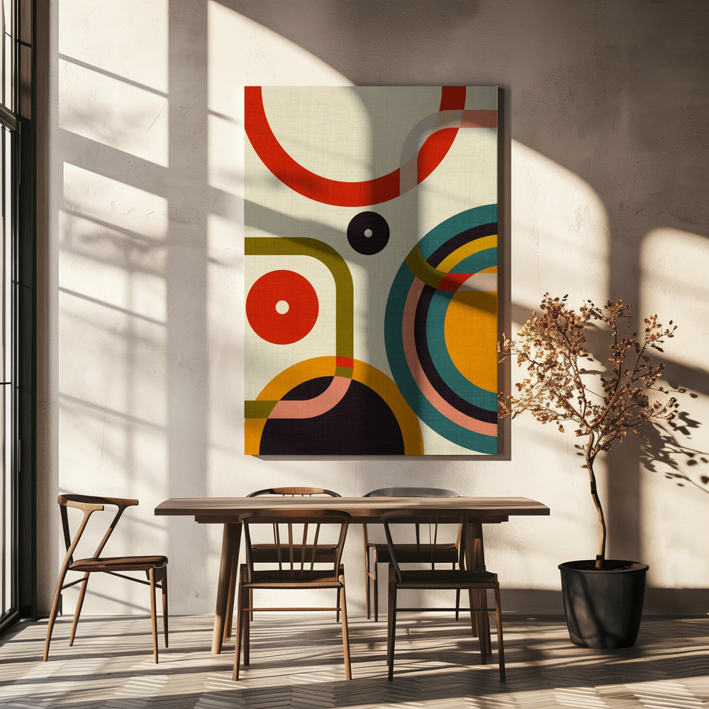 Mid Century Cirque | Canvas