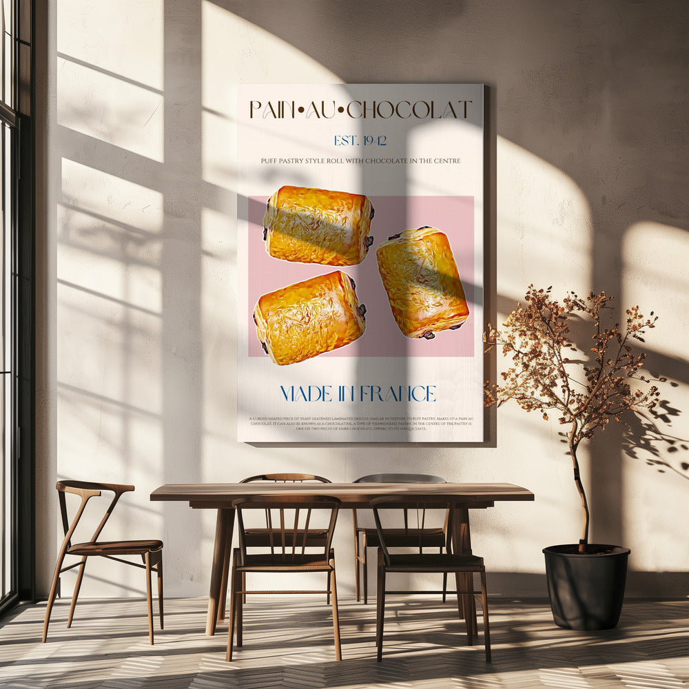 Pain Au Chocolat Delight | Canvas