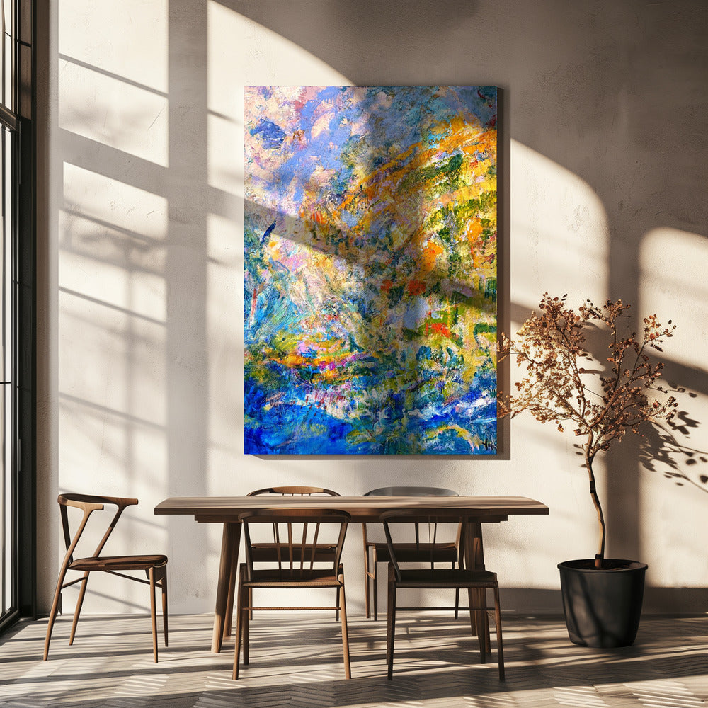 A Symphony of Green Hues | Canvas