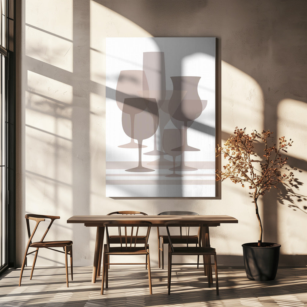 Layered Glass Harmony | Canvas